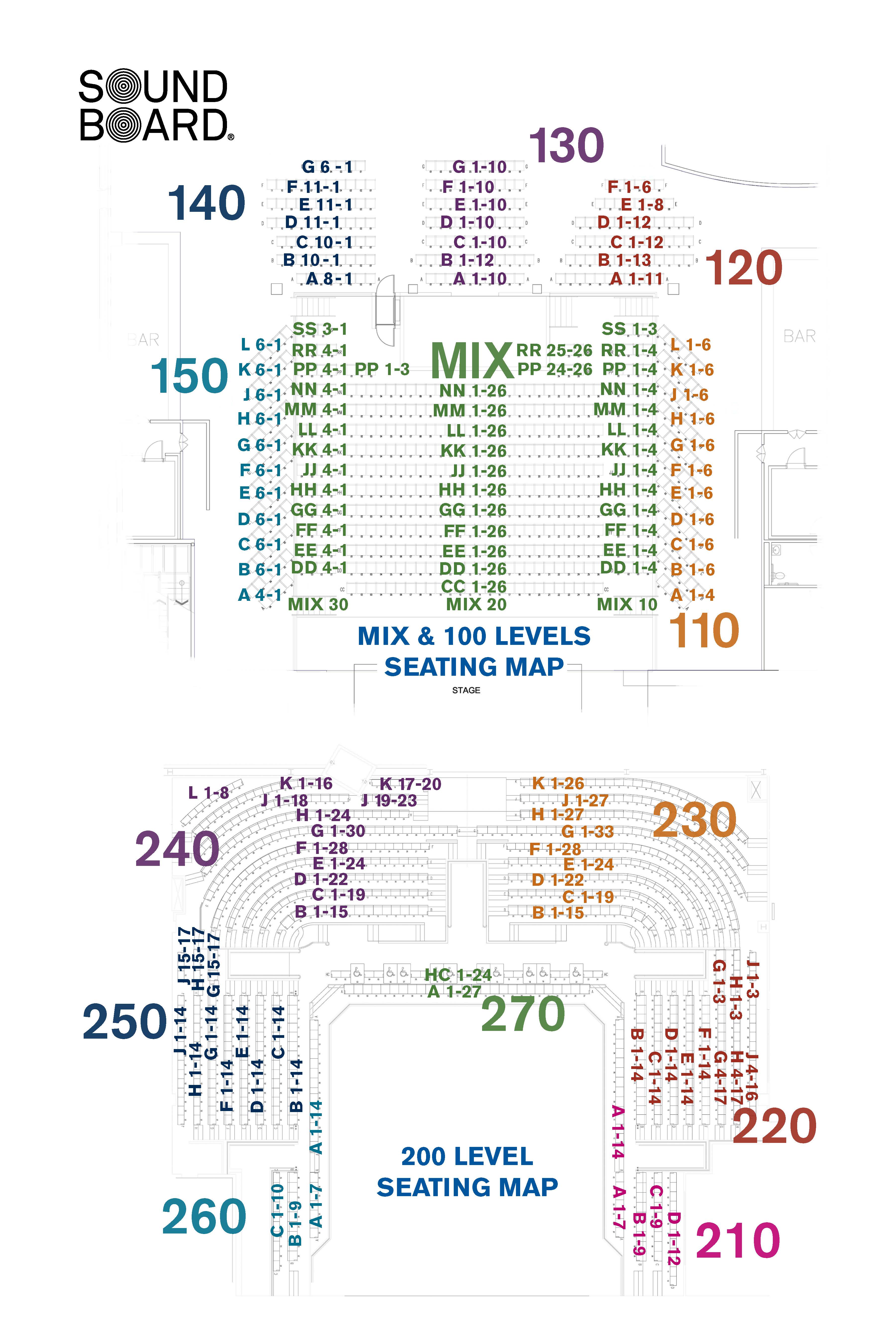 Motor City Soundboard Seating Chart