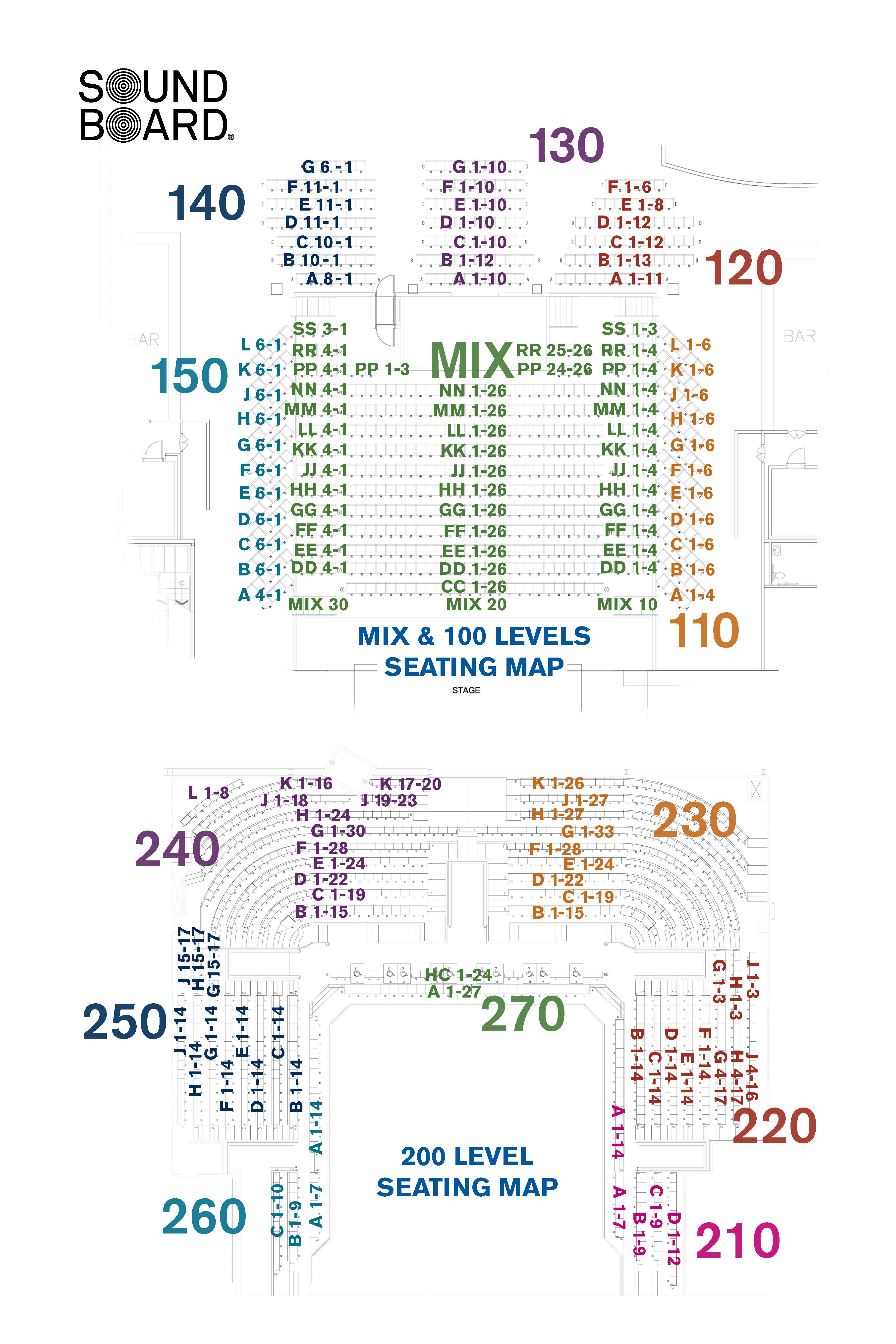 Soundboard At Motor City Casino Seating Chart